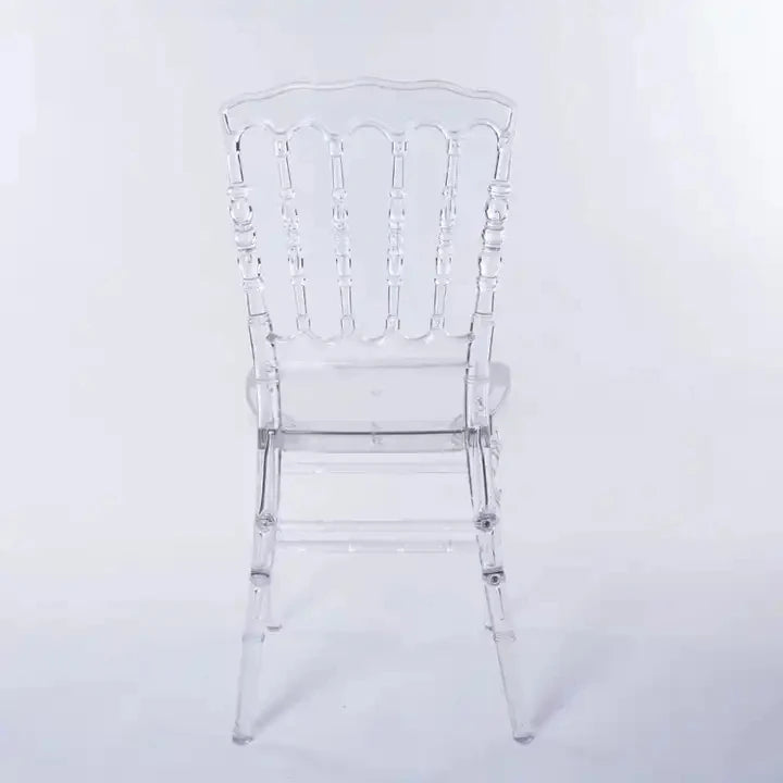 96pcs) Wholesale Crystal Transparent Hotel Party Events Clear Chiavari Chairs for wedding dinner table 281