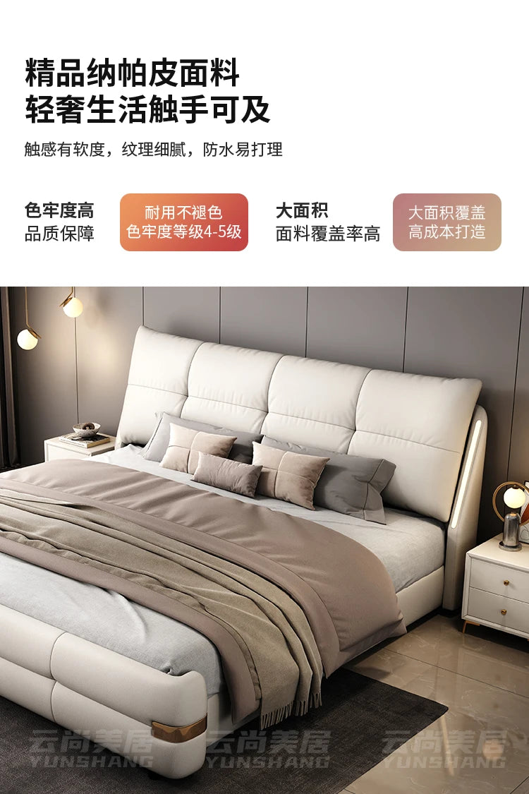 180x200cm Headboard frames and bed bases tatami super king frame royal bedroom furniture set luxury Bed table king size bed