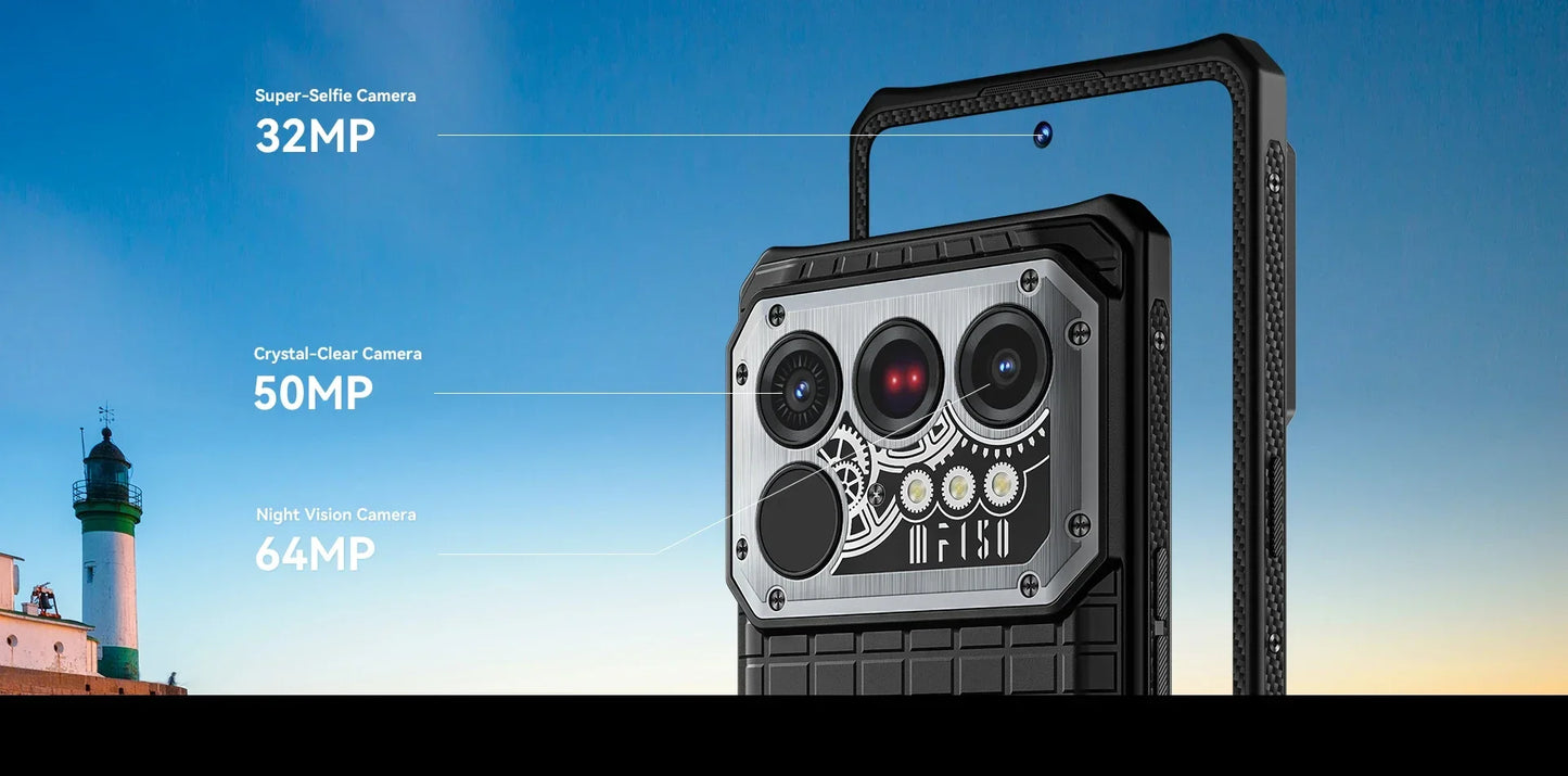 IIIF150 Raptor 5G Rugged Machine 6.78'' 120Hz AMOLED Display 10000mAh 16GB+512GB 50MP UltraThin Rugged Celular Android 14 65W