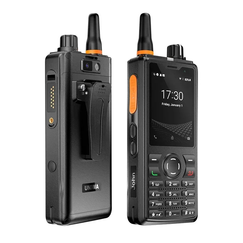 UNIWA F41 4G Rugged Phone POC Walkie Talkie Zello 2.4" Touch Screen 1GB+8GB Waterproof Smartphone Android 8.1 4600mAh NFC