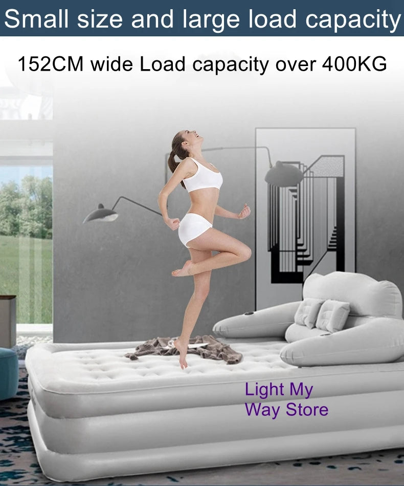 Home Inflatable Mattress Outdoor Air Mattress Single Foldable Inflatable Lazy Bed Inflatable Bed