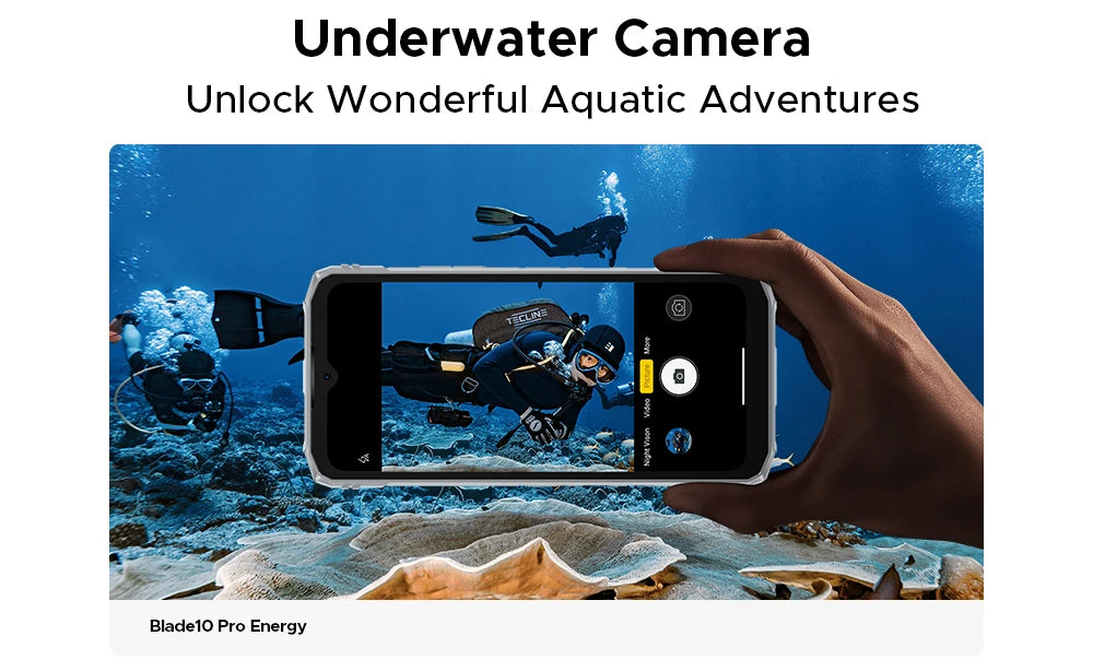 Global Version DOOGEE Blade10 Pro Energy Rugged Phone Gemini AI Android 15 Ultra-thin 6.56'' Screen 6150mAh Battery Smartphone