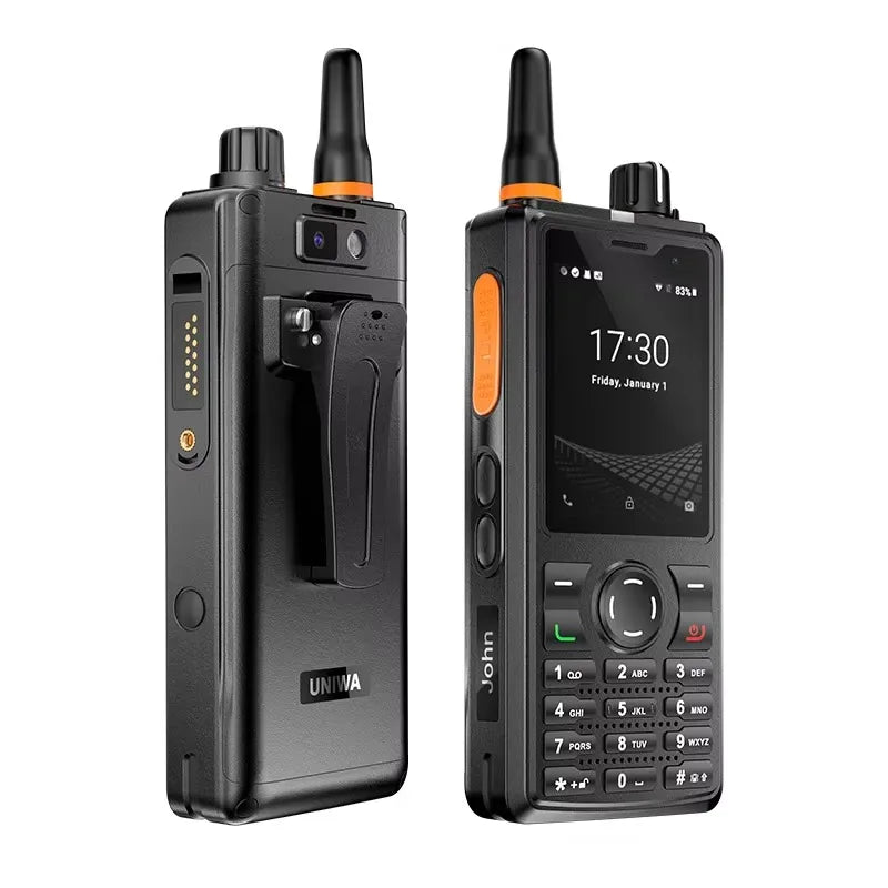 UNIWA F41 4G Rugged Phone POC Walkie Talkie Zello 2.4" Touch Screen 1GB+8GB Waterproof Smartphone Android 8.1 4600mAh NFC