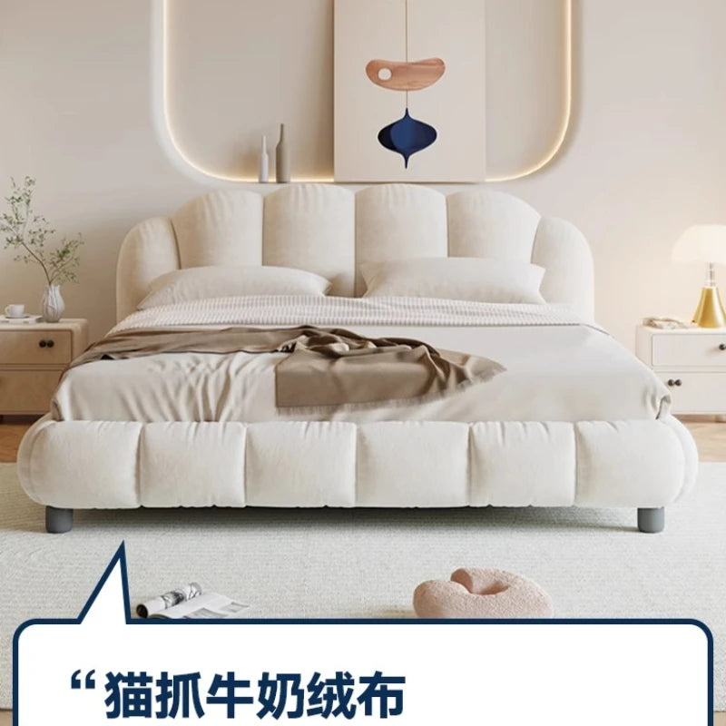 180x200cm Nordic bedroom sets full set furniture bedframes queen size side table bed frame king size frame double bed