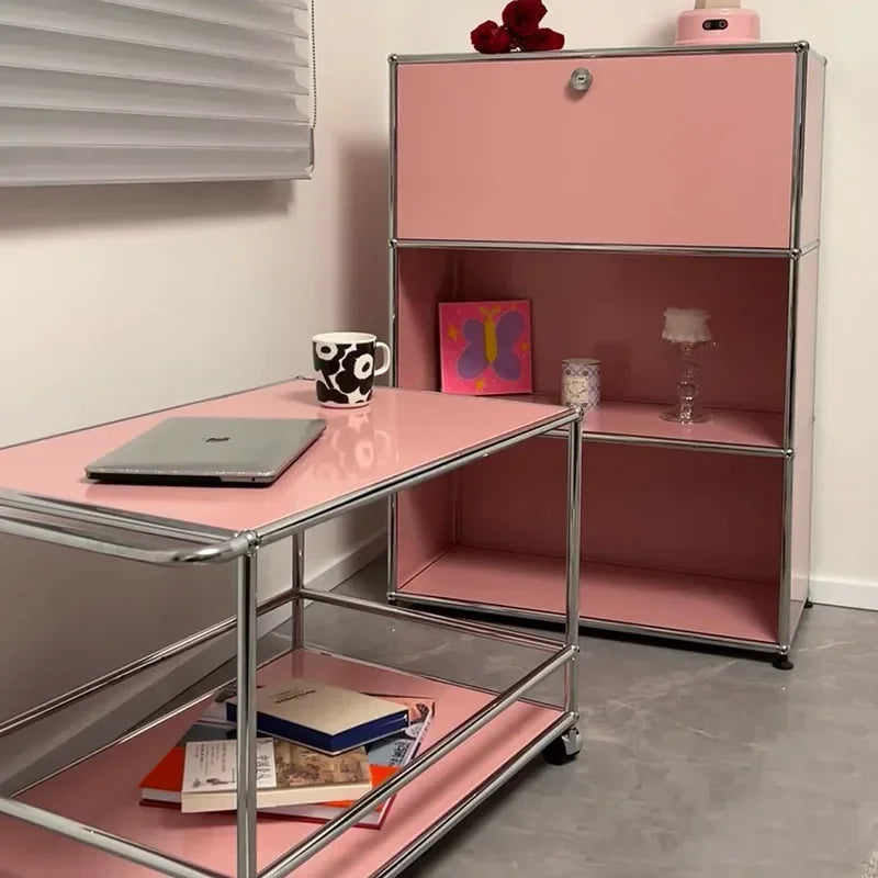 Nordic Open Filing Cabinet Display Shelves Stand Organizer Office Cupboards Compact Designer Armoires De Salon Storage Furniture