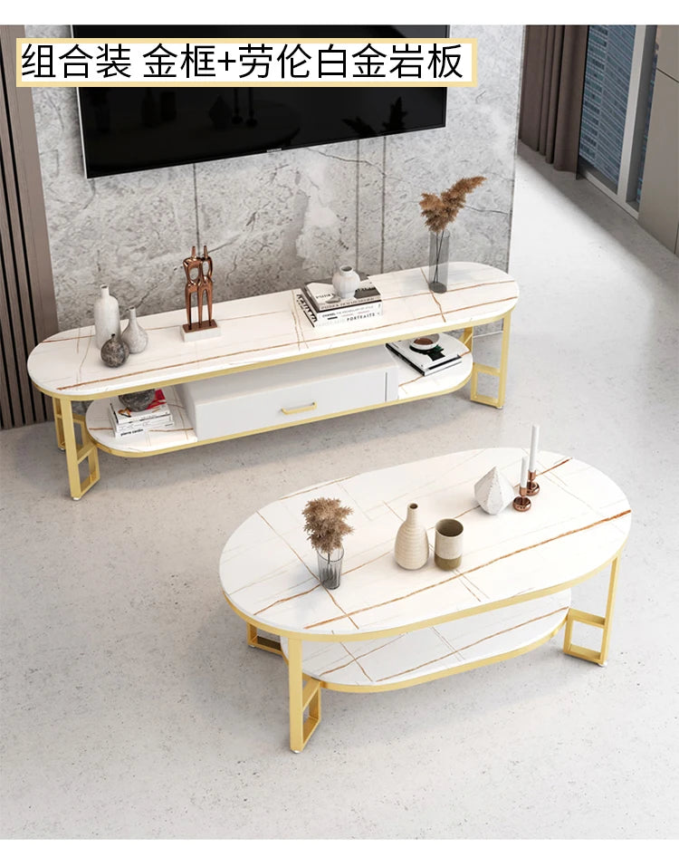 Mid Century Modern Coffee Table Trendy Classic Oval Nordic Coffee Table Aesthetic Beauty Table Basse De Salon Home Furniture