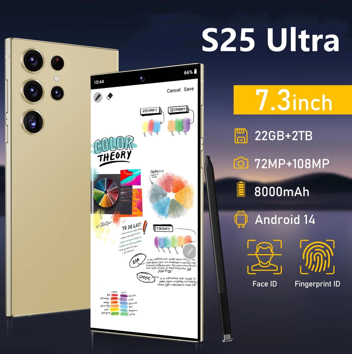 HOT 2025 new S25 Ultra original intelligent 5G dual card dual standby Android 14 system global version 108MP 8000mAh battery