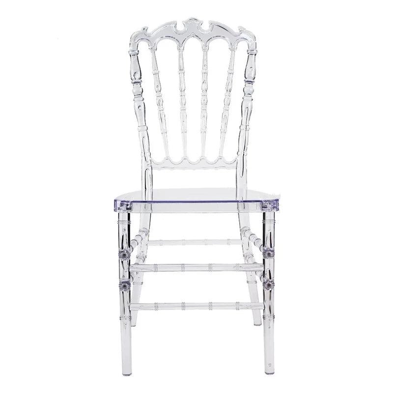 100 Pcs Transparent Crystal Chiavari Detachable Acrylic Resin Funiture Wedding Chair For Wedding Moment Or Hotel Party