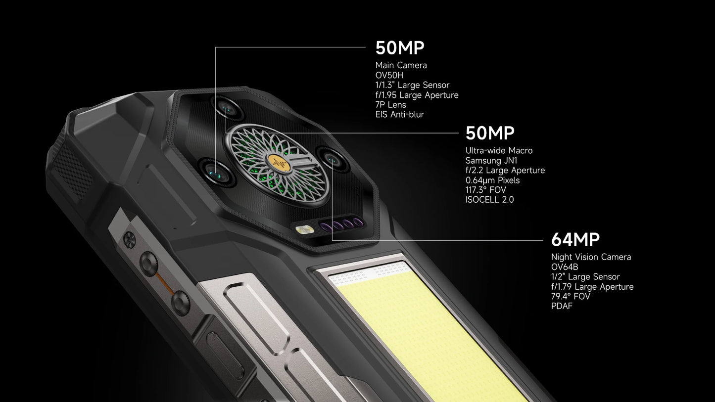 【World Premiere】Ulefone Armor 33 4G Rugged Phone 25500 mAh 512GB ROM Up to 24GB RAM 120Hz 6.59"NFC Android 15 Smartphone Globa