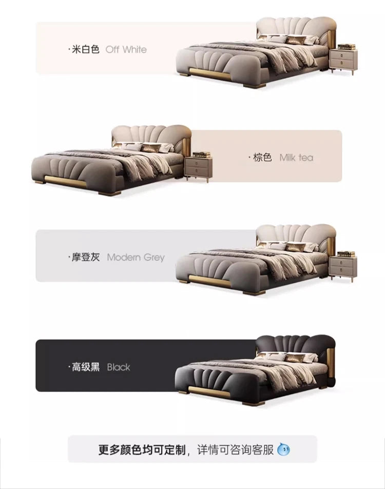 180x200cm luxury bed king size Base beds and frames living room cabinets double bed king size bed frames with head board