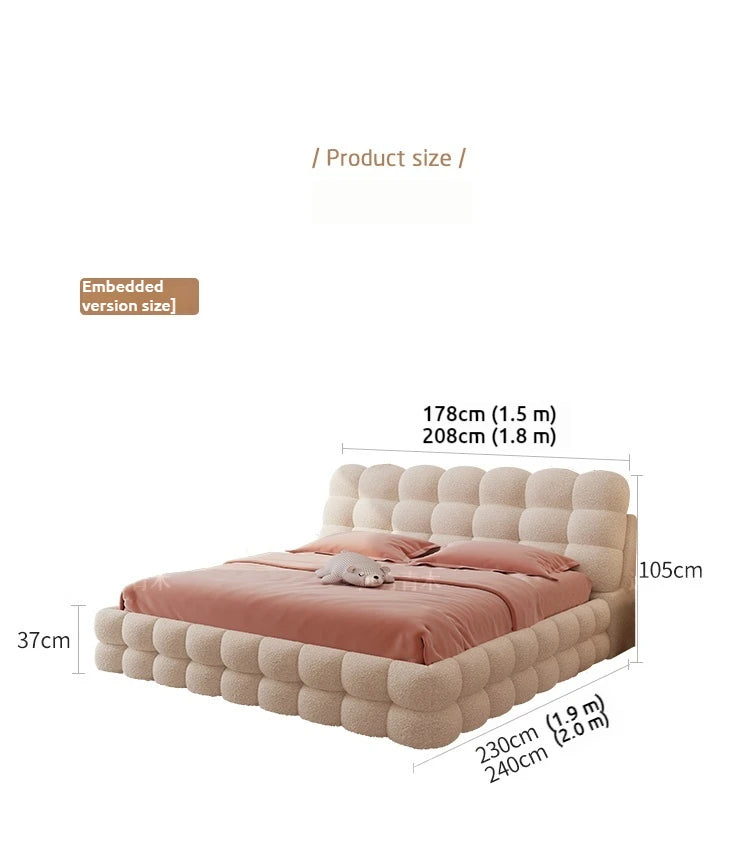 Storage Luxury Double Bed Wood Modern Loft Floor Home Double Bed Queen Girls Sleeping White Cama Box Casal Bedroom Furniture