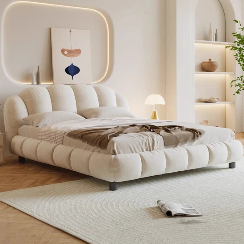 180x200cm Nordic bedroom sets full set furniture bedframes queen size side table bed frame king size frame double bed