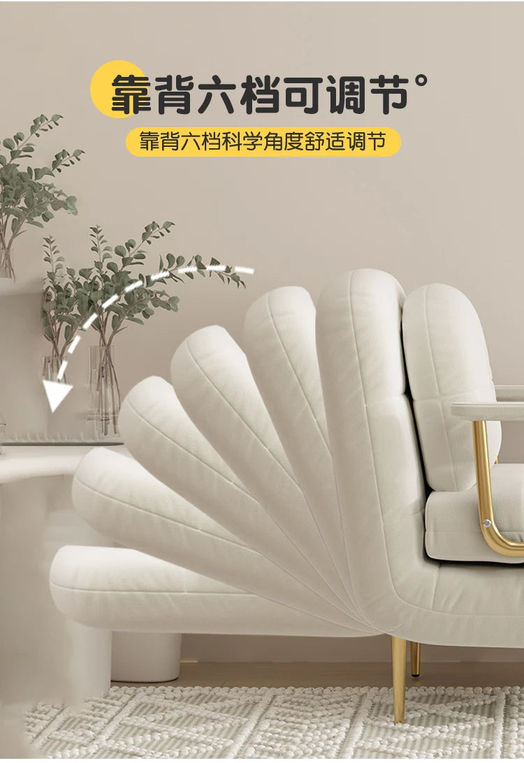French Arm Living Room Sofas Elegant Trendy Cute Multifunctional Sofa Bed Premium Comfy Canapé Convertible Home Furniture