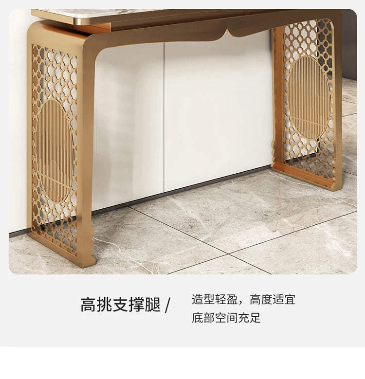 Classic Cozy Entryways Table Exquisite Premium Beauty Storage Console Table Modern Glamour Wohnzimmertisch Living Room Furniture