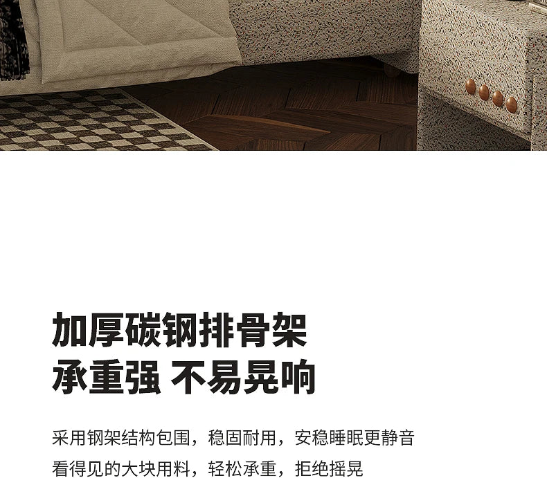 Fashionable European Bed Design High Quality Frame Classic Create Bed Headboard Full Body Wedding Muebles Bedroom Furniture