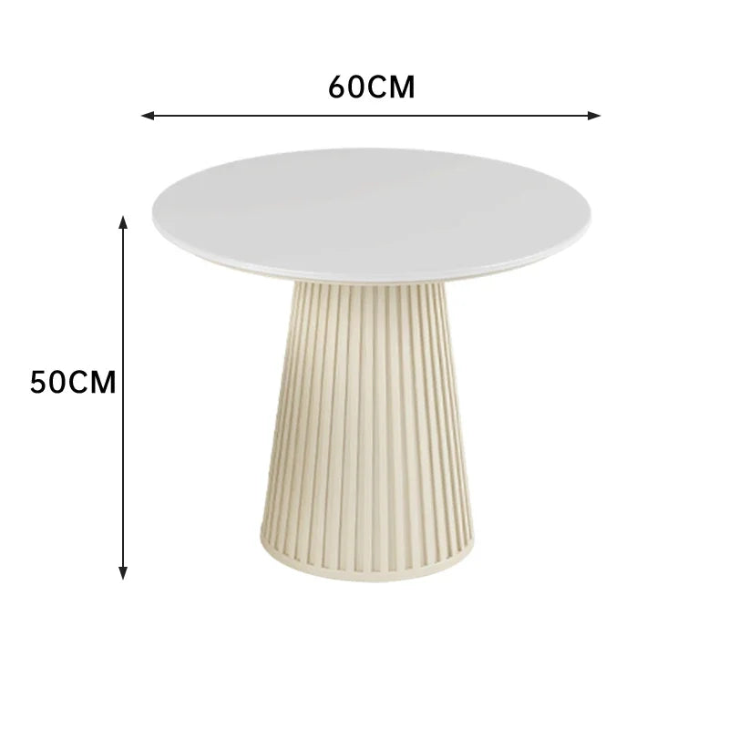 Cream Wind Rock Plate Coffee Table Living Room Small Simple Tea Table Center Modern Hallway Mesa Centro Salon Furniture Home