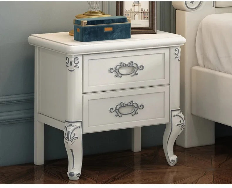 Princess Wood Frame Bed Modern Platform Designer Wooden Full Set Bed Double Headboards Luxury Camas De Dormitorio Home Furniture