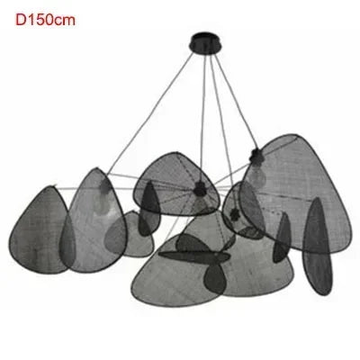 Japanese Wabi Sabi Art LED Pendant Lights Nordic Luxury Bamboo Rattan Lamp for Living Dining Bed Room Home Decoration Chandelier