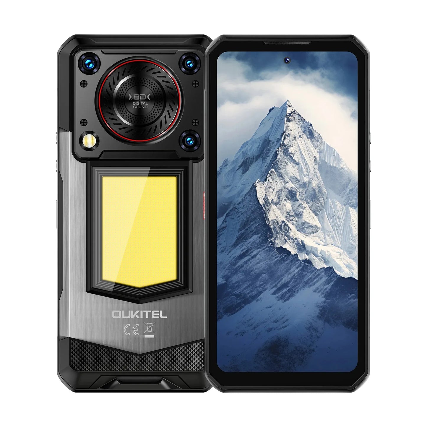 OUKITEL WP56 Rugged Smartphone Android 15 MTK7050 6.8Inch FHD 120Hz 6GB RAM+512GB ROM Mobile Phone 108MP Camera 45W 5G Cellphone