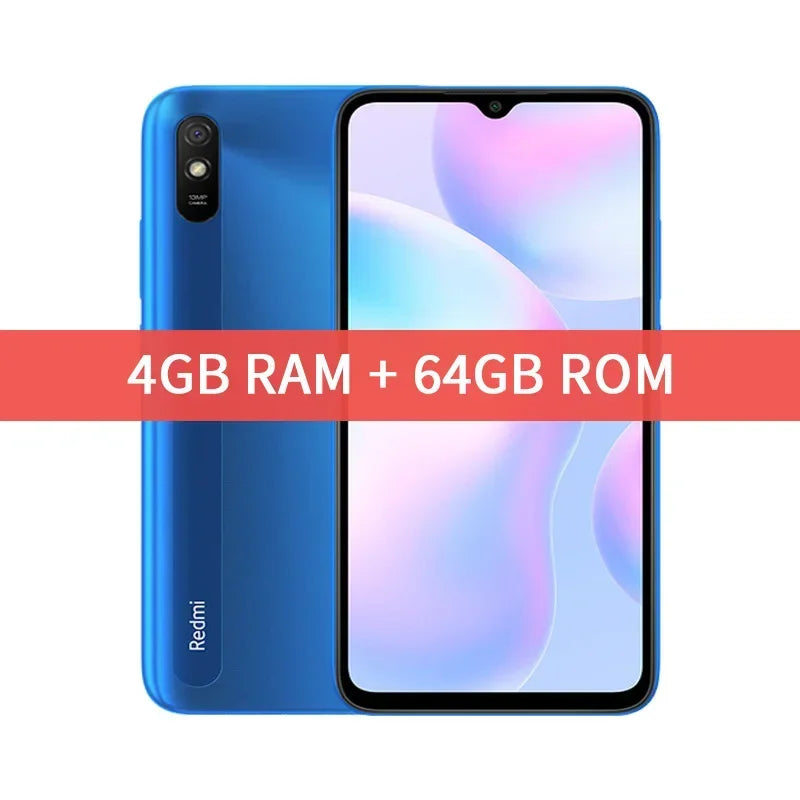 Xiaomi Redmi 9A Smartphone 64GB 128GB Global Rom Cellphone 5000mAh 6.53 inch MTK Helio G25 Octa Core 13MP Smart phone used phone