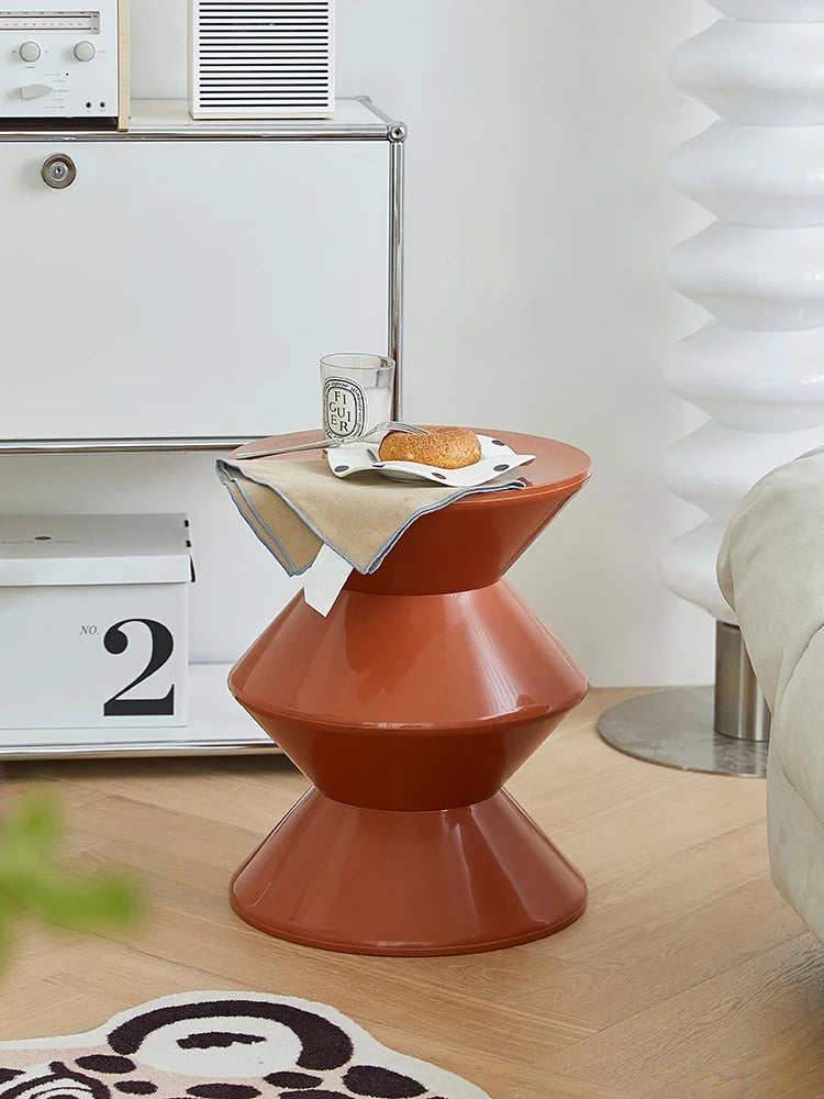 Round Plastic Coffee Table,Nordic Home Furniture,Living Room Sofa Side Tables,Hallway Shoes Stool,Balcony Small Desk,Nightstands