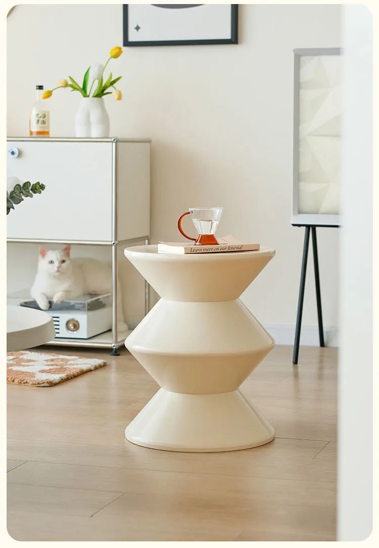 Round Plastic Coffee Table,Nordic Home Furniture,Living Room Sofa Side Tables,Hallway Shoes Stool,Balcony Small Desk,Nightstands