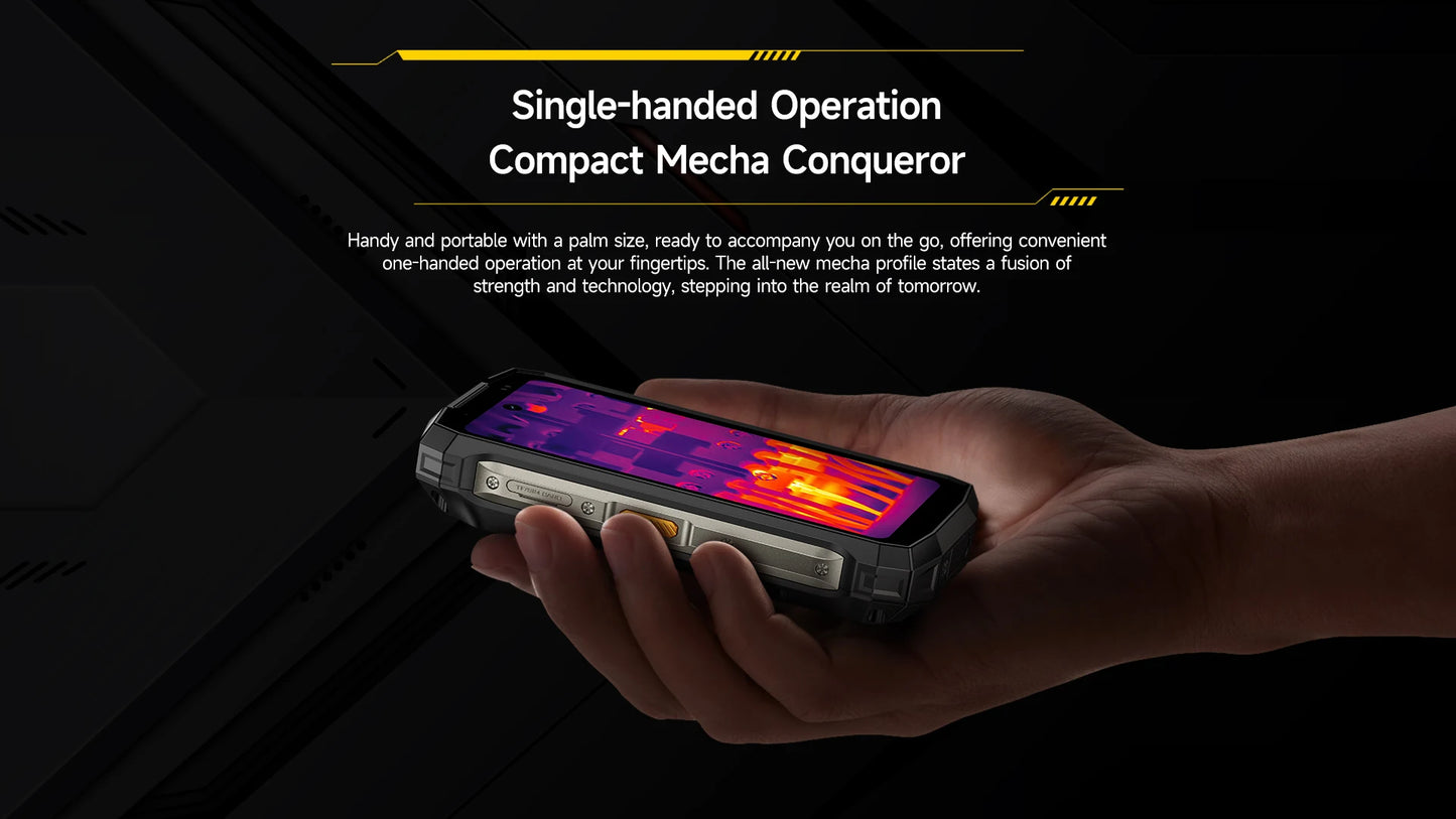【World Premiere】Ulefone Armor Mini 20T Pro 5G 4.7" Display Rugged Phone LED Light Android 14 Smartphone 6200mAh 16GB+256GB 33W