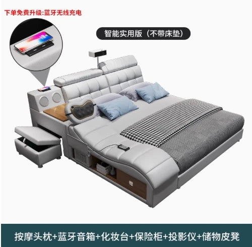 Cabinets Aesthetic Bed Reading Vanity King Massage Lounge Beds Luxury Bedroom Frame Camas Matrimoniales House Accessories