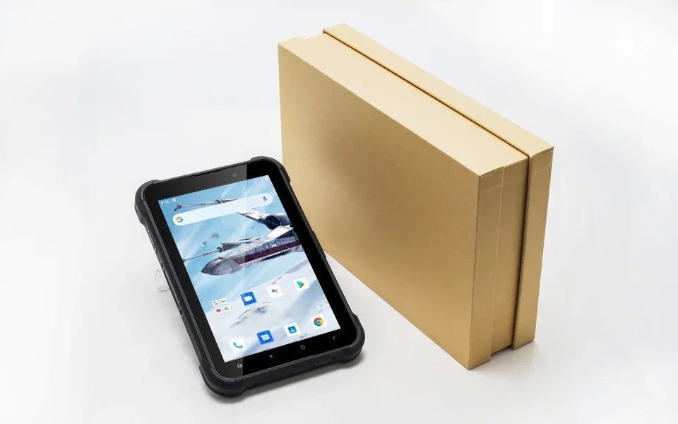 UNIWA T85S 8 Inch Kiosk Mode IP67 Rugged Tablet 4GB+64GB Industrial Android PC with 2D Scanner/1000 nits Screen Optional NFC