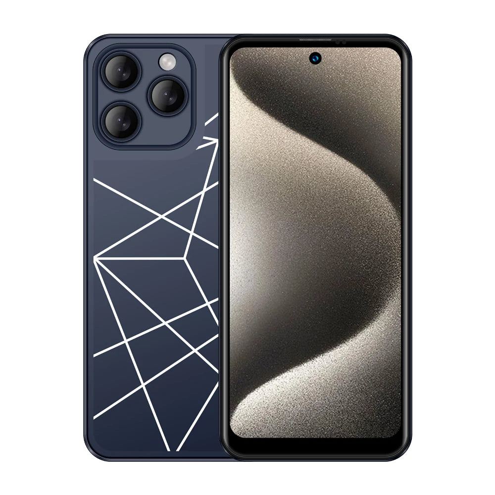 Smartphone A16 Pro,4G Phone Android,6.8in,8GB RAM,256GB ROM,Dual SIM,Mobile phones,Google Play Store,24+48MP,6800mAh,Cellphones