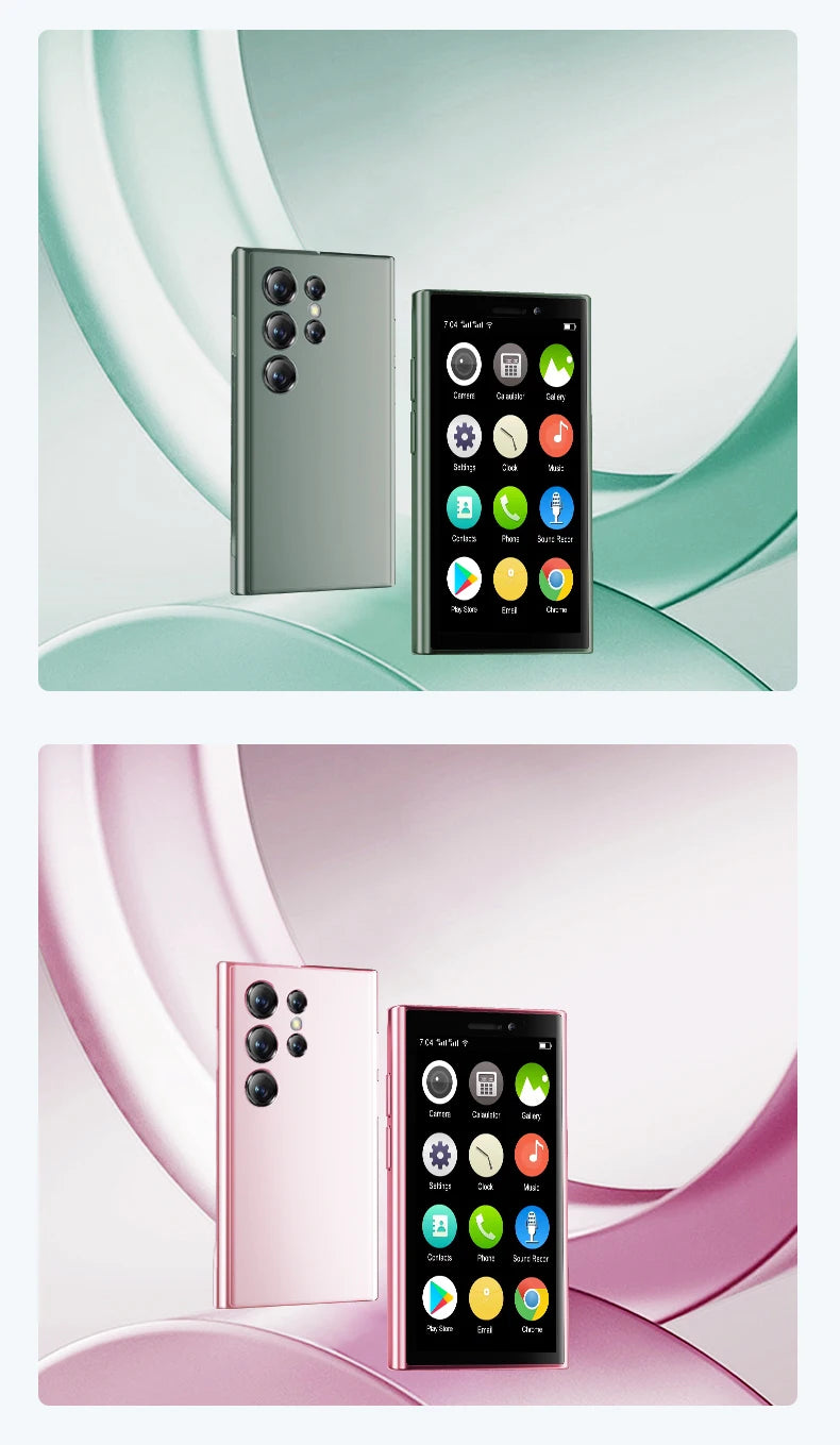 SERVO S26 3G WCDMA Mini Smartphone 2GB RAM 16GB ROM Google Play Face Unlock 3.0" Touch Display Tiny Smart Phones 2 SIM Standby