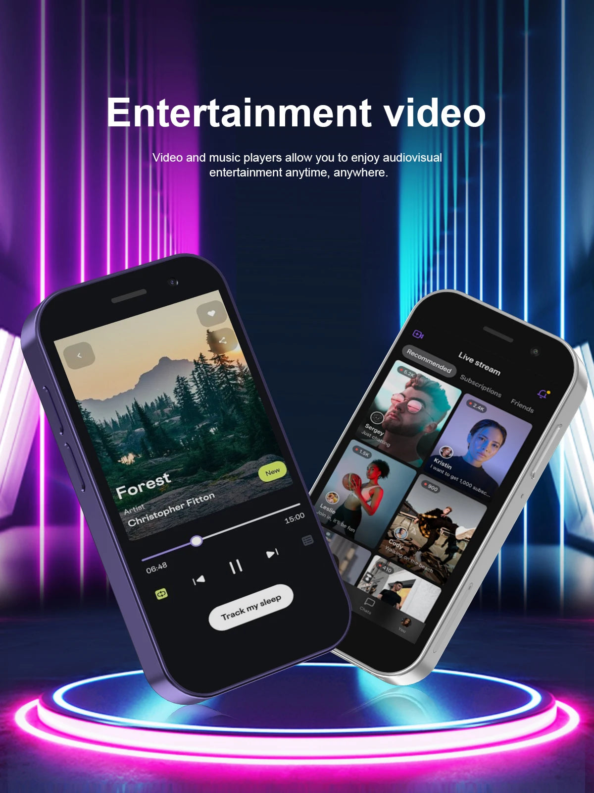 SERVO KING8000 4G Cellular Network Mini Smartphone Android 10.0 2GB+16GB 3" Display 5MP Camera Dual SIM With Play Store WhatsAPP