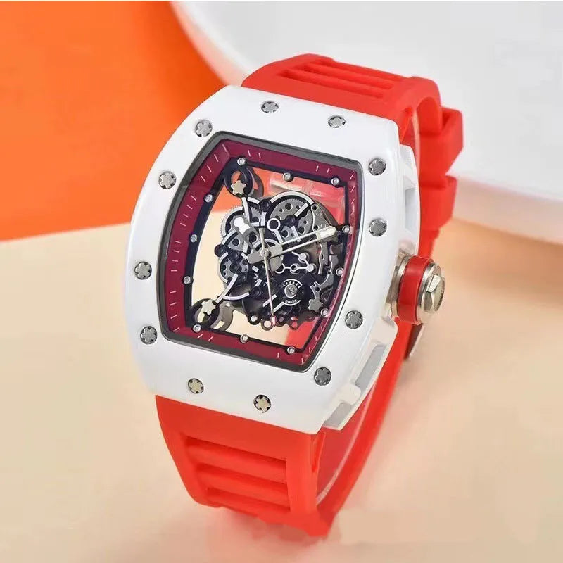 AL-56Atransparent double-sided openwork fashionable quartz watch for men, a luxurious gift for men's watches,Watches for men