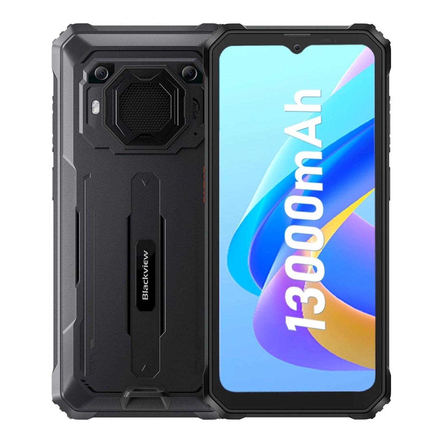 Blackview BV6200 Pro Rugged Phone Android 13 Helio P35, 6.56'' 6GB+128GB Smartphone 13000mAh 18W Fast Charge NFC Cell Phone