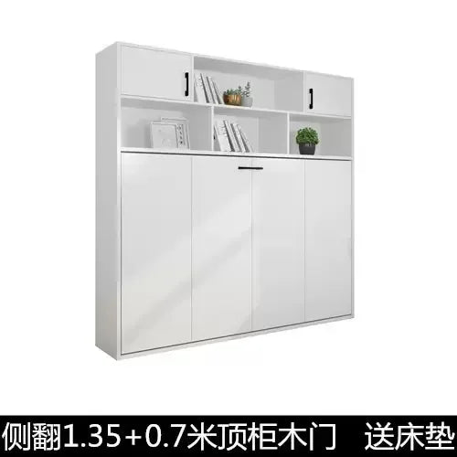 Multipurpose Custom Space Saving Furniture Hidden Wall Bed Revolving Vertical Ottoman Horizontal Folding Custom Murphy Bed