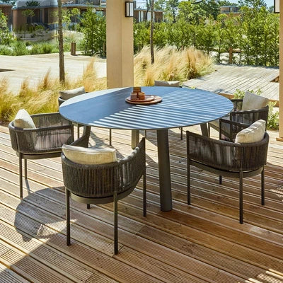 Leisure Balcony Garden Chair Coffee Table Outdoor Modern Living Room Garden Chair Hotel Aluminum Furniture Silla De Jardín MHHYY