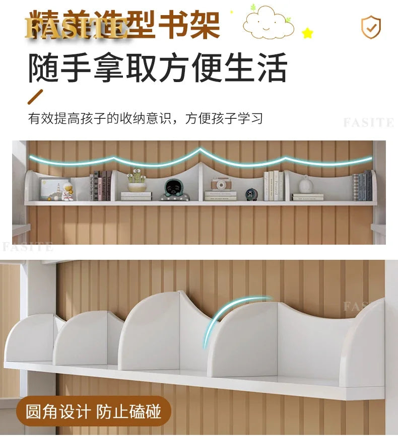 Solid wood bunk bed bunk high and low mother and child upper and lower bed small apartment crown children's slide sibling
