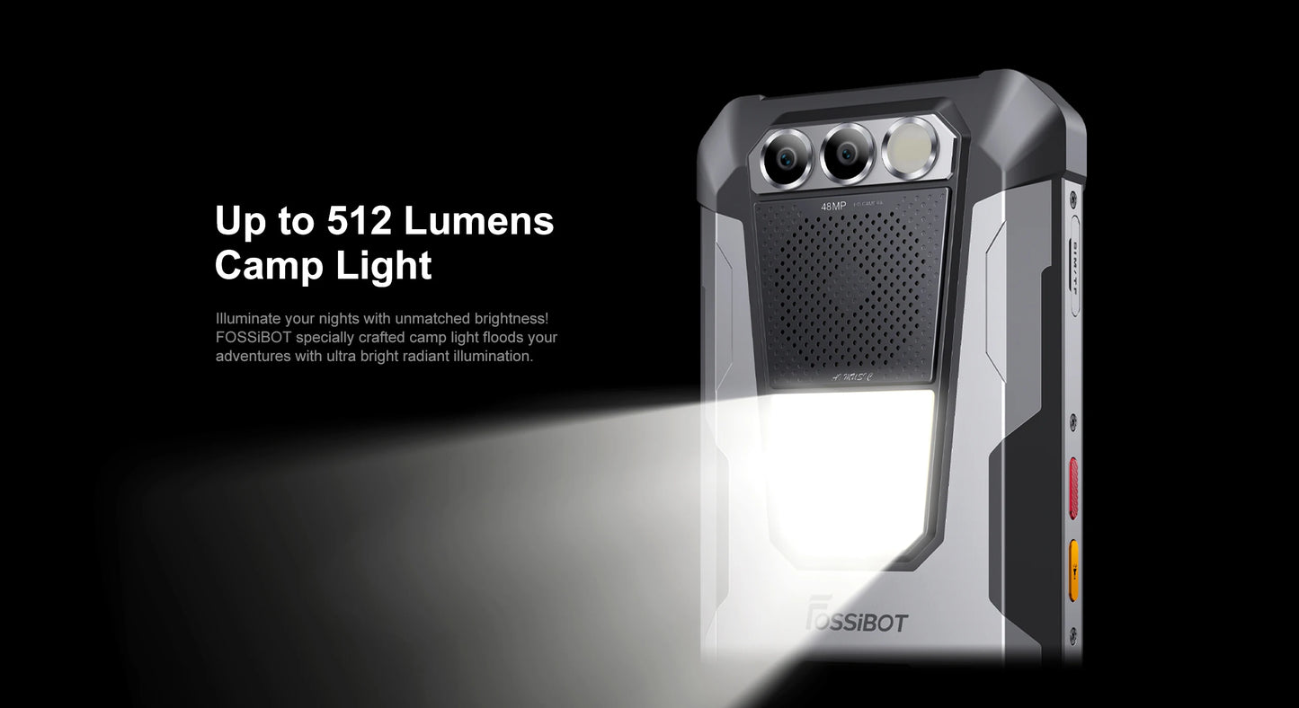 FOSSiBOT-F106PRO Rugged Smartphone, Android 14 Cellphone, 12000mAh, NFC, GPS, Helio G85, Mobile Phone, World Premiere