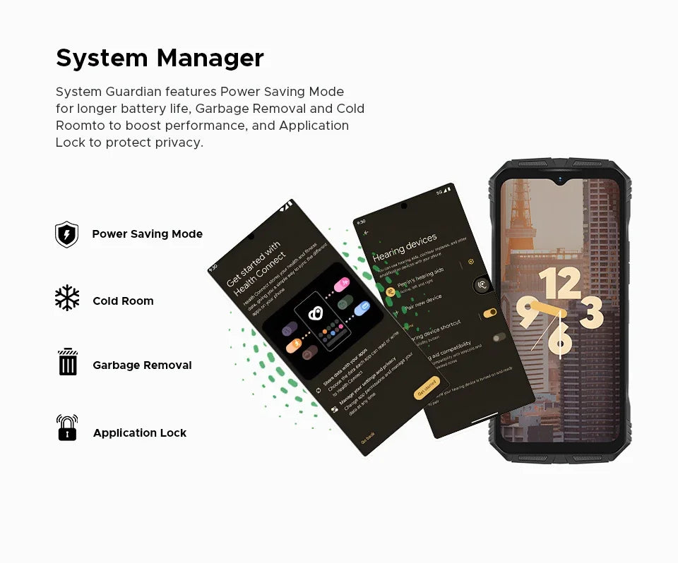 Global Version DOOGEE S118 Pro Rugged Phone 8GB 512GB 108MP AI Main Camera 6.6'' FHD 120Hz 10800mAh Battery Android 14 NFC