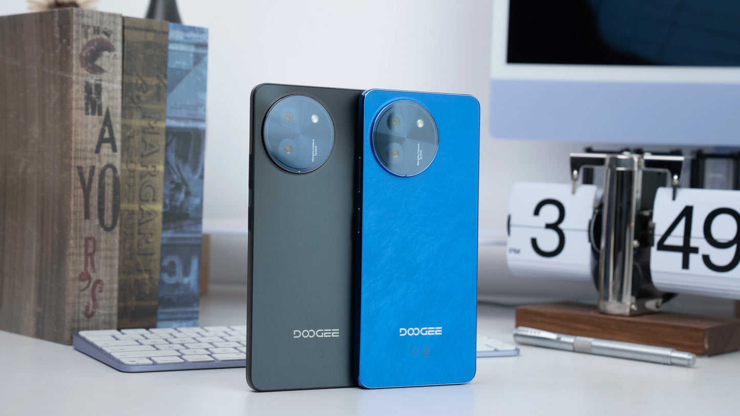 Global Version DOOGEE Note 59 5G 32GB(8+24) 128GB 6.75" 120Hz 6250mAh Large Battery UNISOC T8200 Octa Core Android 15 NFC
