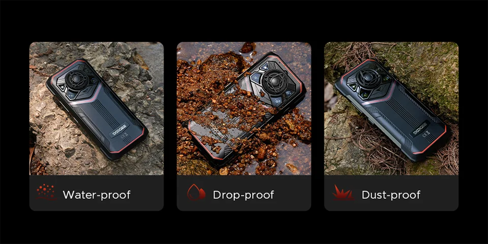 Global Version DOOGEE Blade20 Play 5G Rugged Phone 6.6” HD+ 90Hz 8GB 256GB 10300mAh Battery 50MP Camera Android 15 Mobile phone