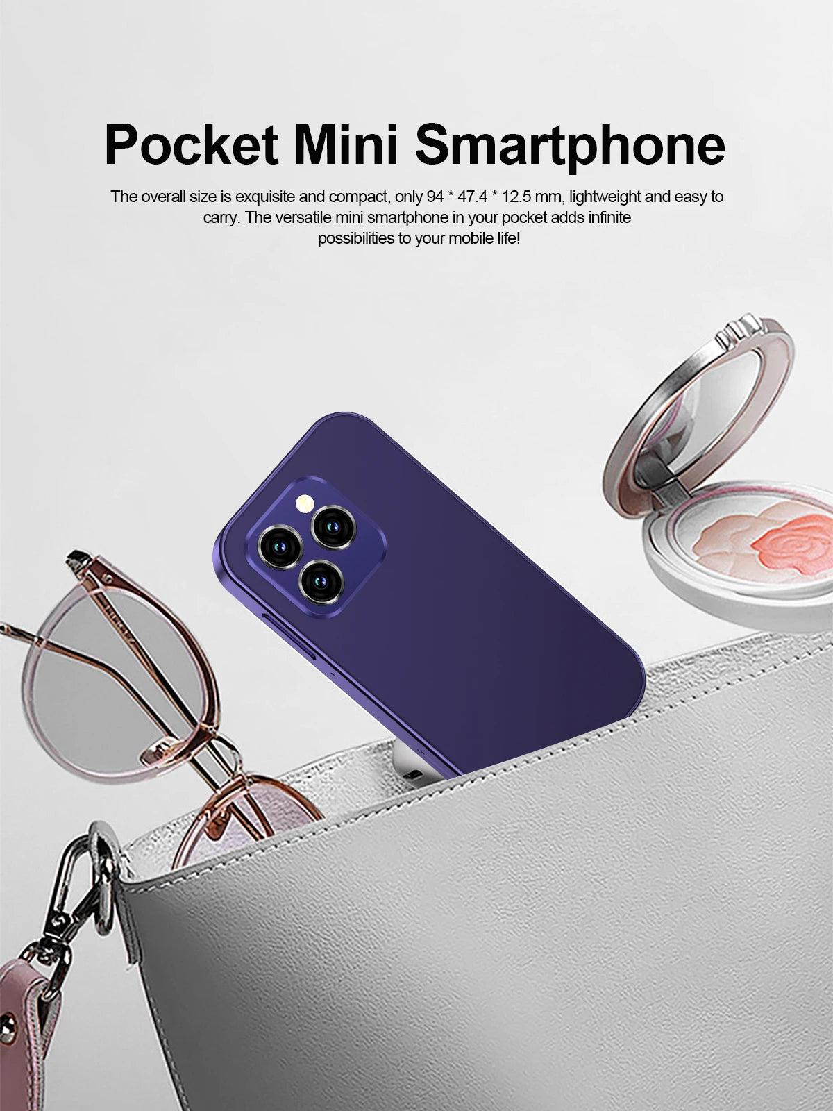 SERVO KING8000 4G Cellular Network Mini Smartphone Android 10.0 2GB+16GB 3" Display 5MP Camera Dual SIM With Play Store WhatsAPP