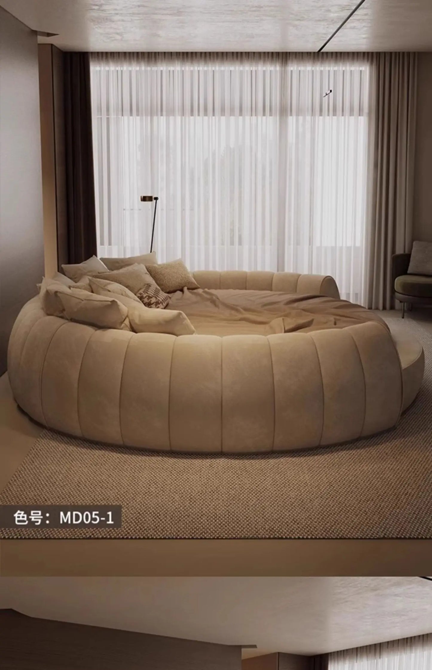180X200cm furniture bedroom luxury king size Round bed Chest Double sex bed Base beds and frames full marriage bedrooms