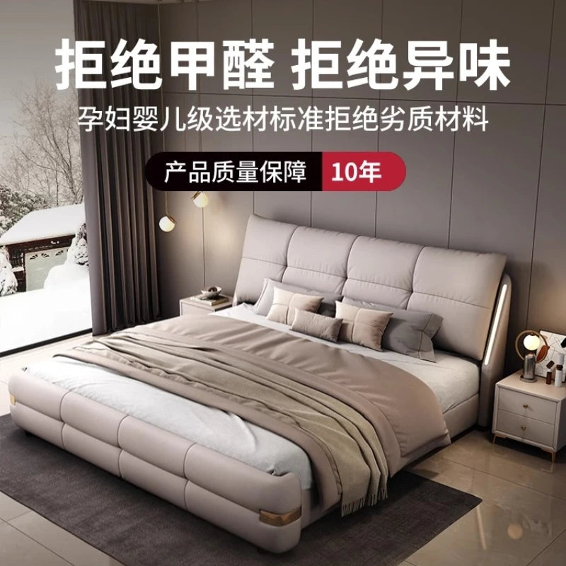 180x200cm Headboard frames and bed bases tatami super king frame royal bedroom furniture set luxury Bed table king size bed