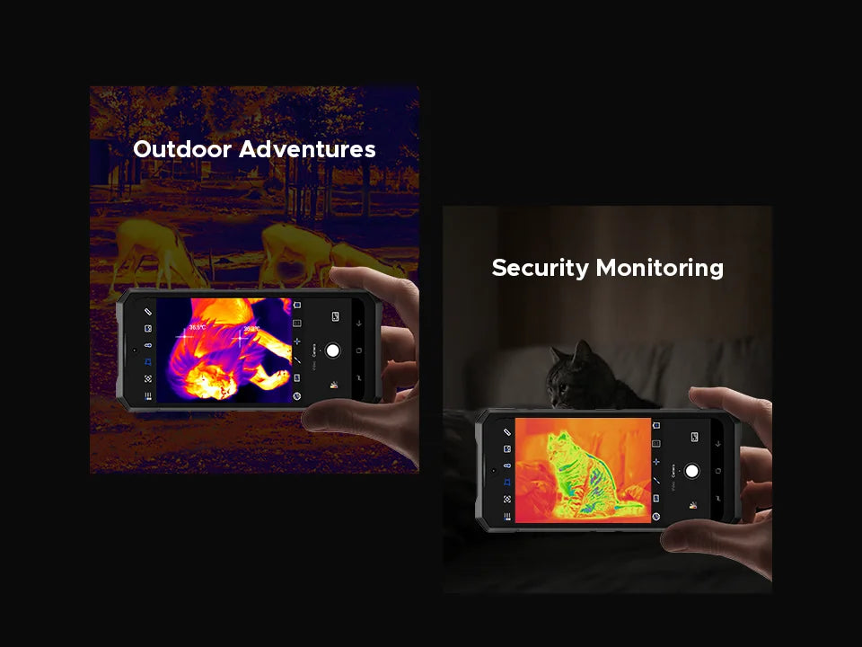 Global Version DOOGEE Fire 6 Max 5G Rugged Phone Thermal imaging 6.72" FHD+ 120Hz IPS Flashlight Dimensity 7050 20800mAh Battery