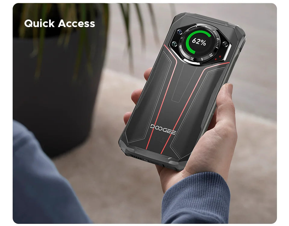 Global Version DOOGEE S119 Rugged Phone 6.72" FHD+ IPS Screen 8GB+512GB 100MP Main Camera 10200mAh battery 33W Android 14 NFC