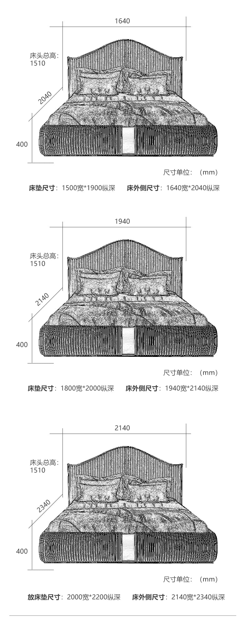 Unique Minimalist Double Bed Decoration Brown Pliable Wooden Double Bed Frame King Size Modern Cama Matrimonial Furniture Home