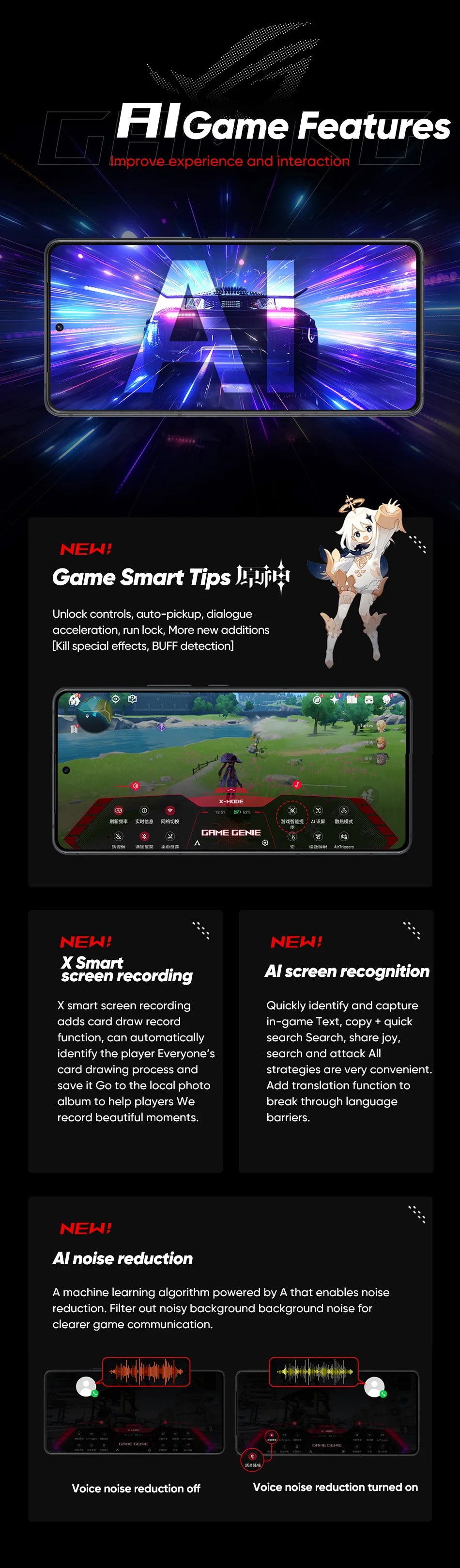 Global ROM ASUS ROG Phone 9 5G Smartphone Snapdragon 8 Elite 6.78" 185Hz LTPO Display 5800mAh 65W Charging Android 15 ROG 9 Pro