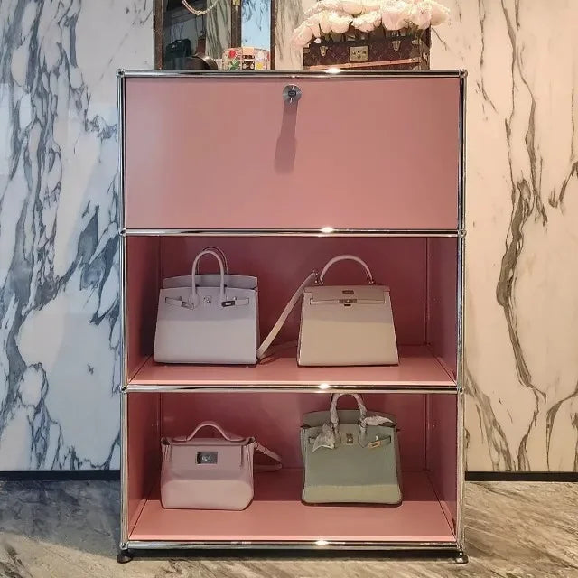 Nordic Open Filing Cabinet Display Shelves Stand Organizer Office Cupboards Compact Designer Armoires De Salon Storage Furniture