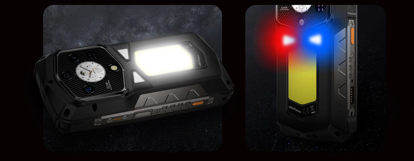【2025 New】Ulefone Armor 29 Ultra 5G Rugged Phone Smartphone Android 15 32GB+1TB 21200mAh 120W Flash Charging Dual Screen NFC